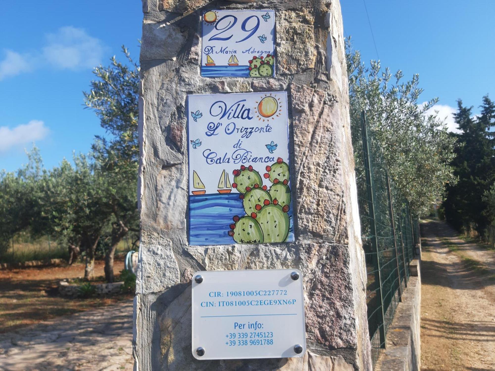 Villa L'Orizzonte Di Calabianca Castellammare del Golfo Εξωτερικό φωτογραφία